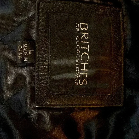 Britches leather deals jacket